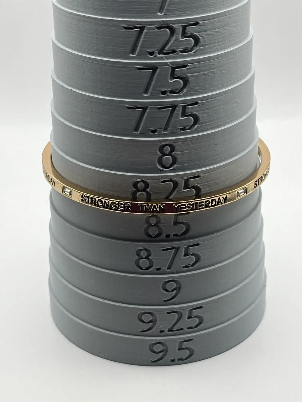 Premier Designs “Rest Assured” Engraved Bangles Inspirational Gold/silver (5)